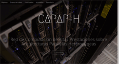 Desktop Screenshot of capap-h.org